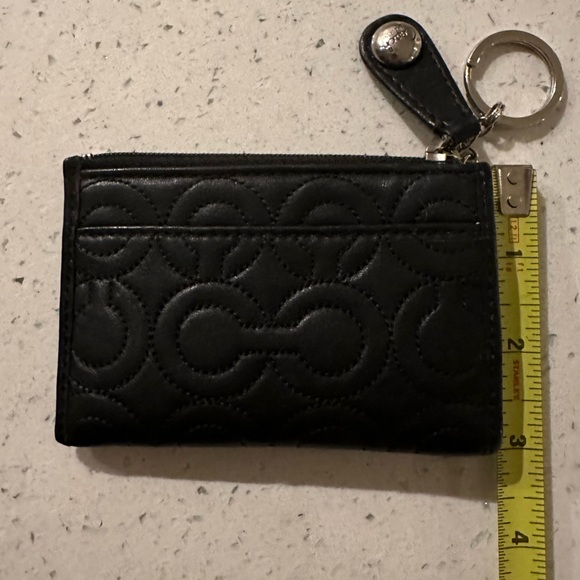 Mini black Coach wallet - Picture 6 of 9
